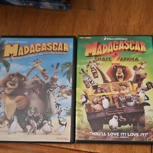 Dreamworks Madagascar DVD Collection - Colorful Covers